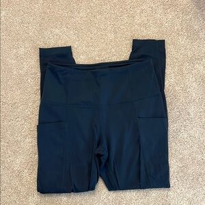 Women's Teal High-Waisted Pants S